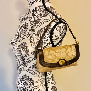 Coach Signature Wristlet Handbag